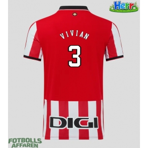 Athletic Bilbao Dani Vivian #3 Hemmatröja 2025-26 Kortärmad